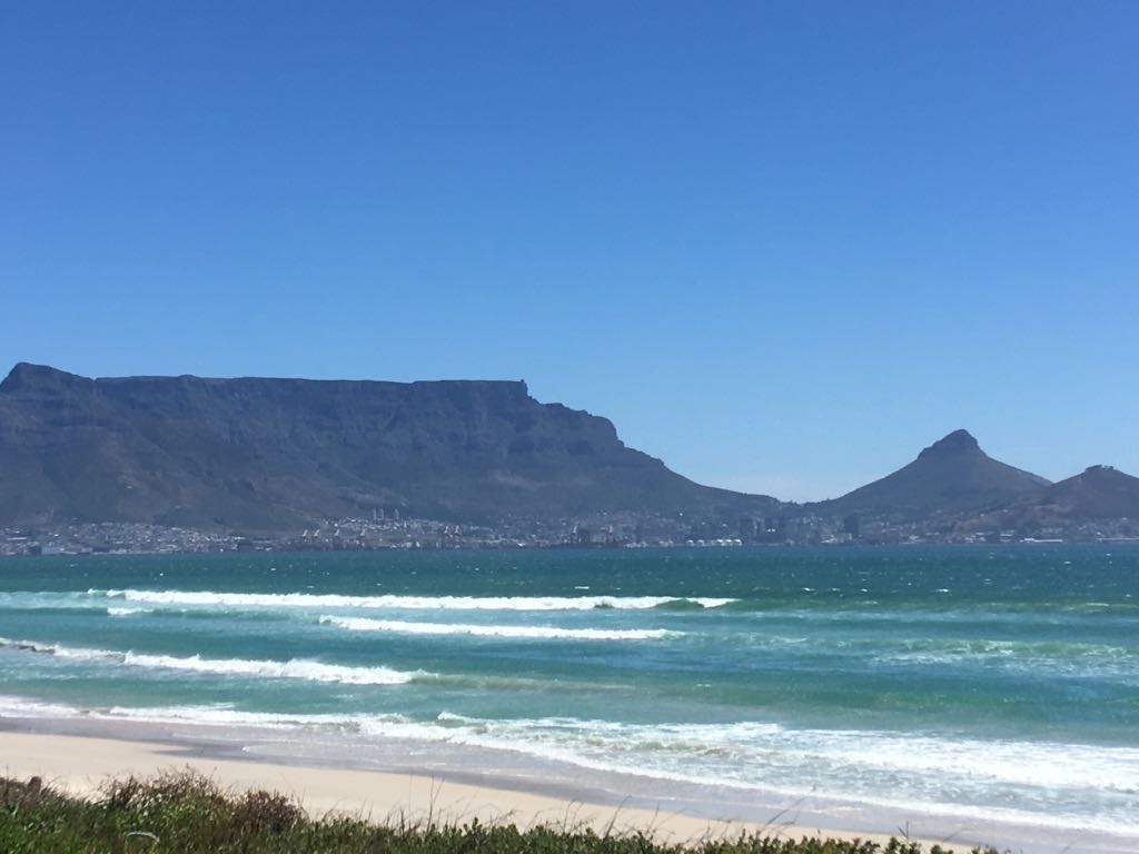 Table Mountain and Table View in Cape Town